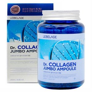 LEBELAGE. Сыворотка ампульная для лица с коллагеном Dr. COLLAGEN JUMBO AMPOULE, 250 мл-1