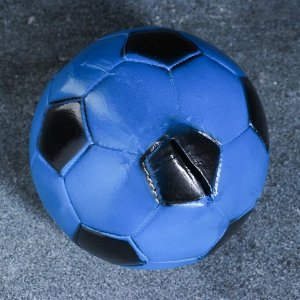 Копилка "Мяч" 15см сине-черный