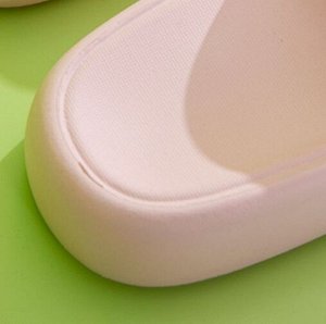 Шлепанцы женские из ЭВА нескользящие, на толстой  подошве, розовый