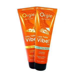 Лубрикант с эффектом вибрации Orgie Lube Tube Vibe Low Sex On The Beach, 100мл