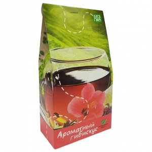 Черный чай с травами «Ароматный гибискус» 70г