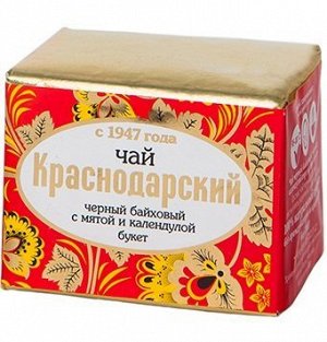 Чай Краснодарский чёрный с мятой и календулой 50г