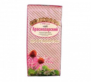 Чай Краснодарский чёрный с эхинацеей и липой 100г