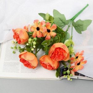 Букет искусственный «Пион Шиффон», 5x27 см, МИКС