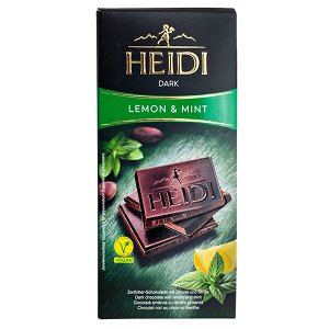 Шоколад HEIDI DARK Lemon & Mint 80 г 1/20