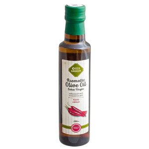 Масло ECO GREECE Extra Virgin Aromatic с перцем 250 мл ст/б 1/12