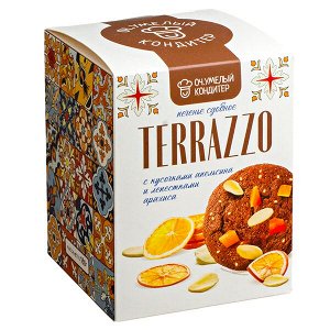 печенье ОЧ.УМЕЛЫЙ КОНДИТЕР TERRAZZO апельсин-арахис 180 г 1/16