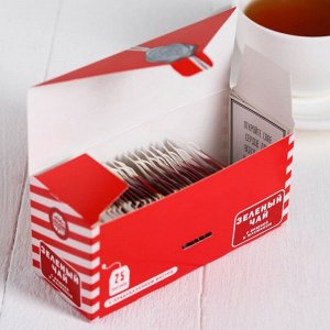 Фабрика счастья Чай зелёный с предсказанием «Почта любви»: 25 пакетиков