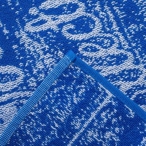 Полотенце махровое Шишечки, цвет синий, размер 50х30 см, 100 % хлопок