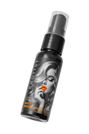 Съедобный гель на водной основе Erotist SWEET PROVOCATION: LEMON AND CARAMEL (со вкусом лимона и карамели), 30мл