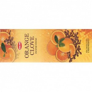 6-гр. благовония Orange Clove АПЕЛЬСИН ГВОЗДИКА блок 6 шт.