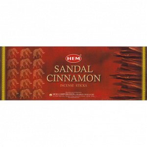 6-гр. благовония Sandal Cinnamon САНДАЛ - КОРИЦА блок 6 шт.