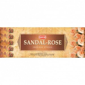 6-гр. благовония Sandal Rose САНДАЛ - РОЗА блок 6 шт.