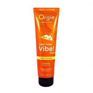 Лубрикант с эффектом вибрации на водной основе Orgie Lube Tube Vibe Medium Pina Colada, 100мл