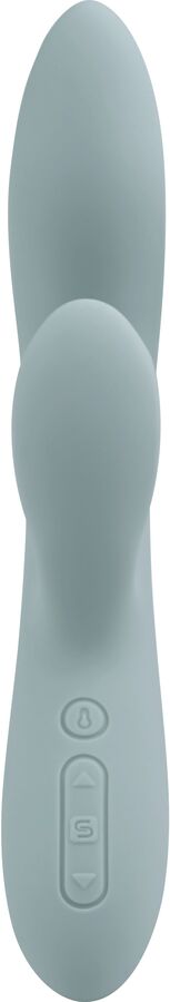 Вибратор-кролик Svakom Chika Turquoise Grey с функцией нагрева