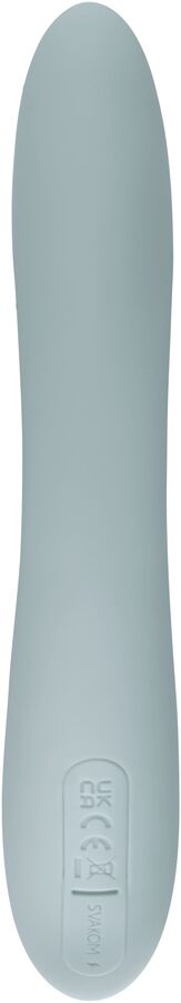Вибратор-кролик Svakom Chika Turquoise Grey с функцией нагрева