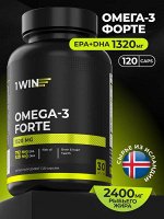 1WIN. Омега 3 высокой концентрации 1320 мг Исландия
