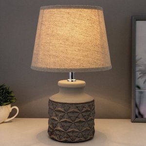 Лампа настольная «Рустика» 1хЕ14 40 Вт черный 22x22x36 см RISALUX