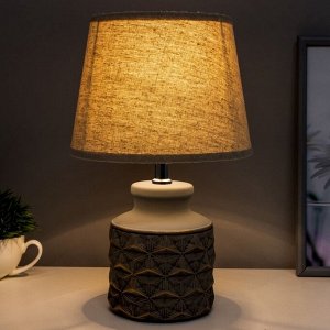 Лампа настольная «Рустика» 1хЕ14 40 Вт черный 22x22x36 см RISALUX