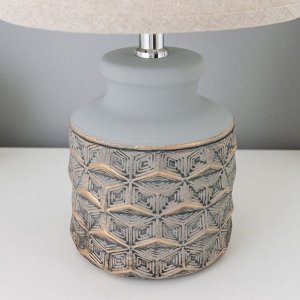 Лампа настольная «Рустика» 1хЕ14 40 Вт черный 22x22x36 см RISALUX