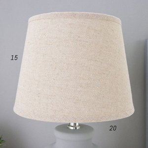 Лампа настольная «Рустика» 1хЕ14 40 Вт черный 22x22x36 см RISALUX