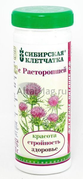 Сибирская клетчатка® "Расторопша", 170 г