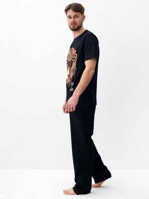 Пижама мужская (футболка и брюки) KAFTAN "Lion" размер