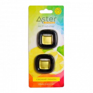 Ароматизатор на дефлектор «Crystal» (Свежий лимон) ASTER 2 шт.