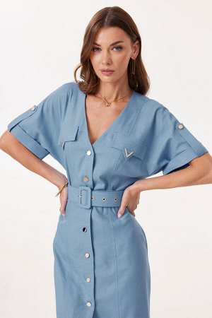 Платье LYUSHe 4129 голубой