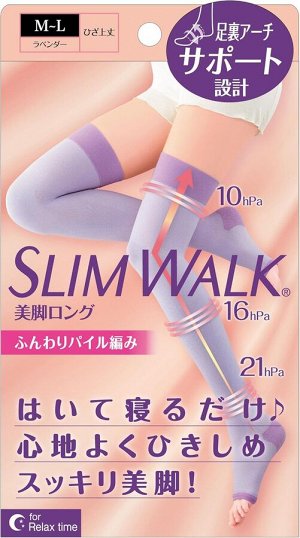 SLIMWALK - высокие ночные чулки с компрессией