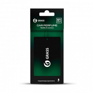 Ароматизатор воздуха картонный GRASS (Needles & rosemary), шт