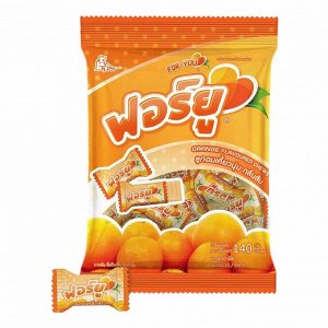 Конфета жевательная со вкусом апельсина Boonprasert "For You" Orange 140 гр из Таиланда