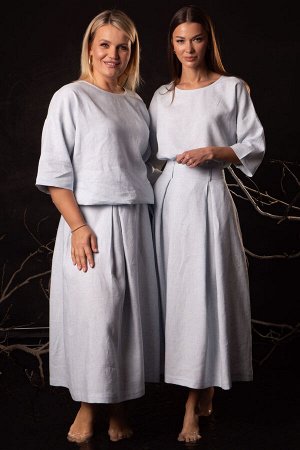Костюм Костюм Kivviwear 4316431803 голубой 
Состав: Вискоза-45%; Лён-55%;
Сезон: Лето
Рост: 170

Элегантный костюм премиум-класса из белорусского льна с вискозой премиального качества идеальный балан