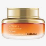 Крем с женьшенем и ниацинамидом для лица FarmStay Ginseng &amp; Niacinamide Cream, 55мл