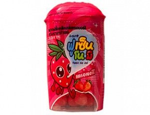 Резинка жевательная драже Fusen No Mi Strawberry "Клубника", Thai Lotte, 15 гр из Таиланда