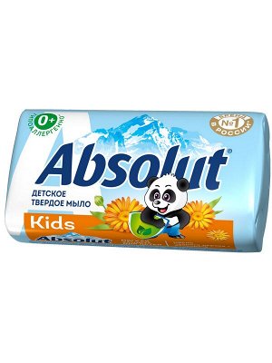 Мыло твёрдое детское 0+ Absolut Kids Антибактериальное 90г ассортимент