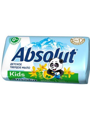 Мыло твёрдое детское 0+ Absolut Kids Антибактериальное 90г ассортимент