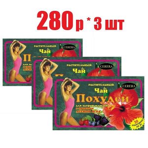Чай Похудей для здоровых людей Лесные ягоды фильтр-пакеты 2г №30 БАД  набор 3 шт