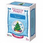 Набор для изготовления мыла .Рукодельное мыло с картинкой &quot;Елочка&quot; 17*12см