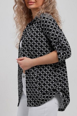 Рубашка Варианты расцветки: черный
Ткань: кулирка, Состав: 100% хлопок
Женская стильная туника - рубашка выполнена из 100% хлопчатобумажного полотна. Новый дизайн и отличное качество делает изделие мо