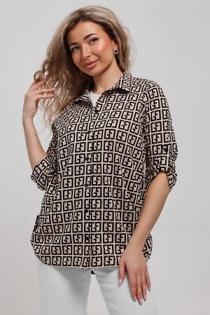 Рубашка Варианты расцветки: молочный
Ткань: кулирка, Состав: 100% хлопок
Женская стильная туника - рубашка выполнена из 100% хлопчатобумажного полотна. Новый дизайн и отличное качество делает изделие 