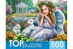 Пазлы 500  Ангелочек и кролики