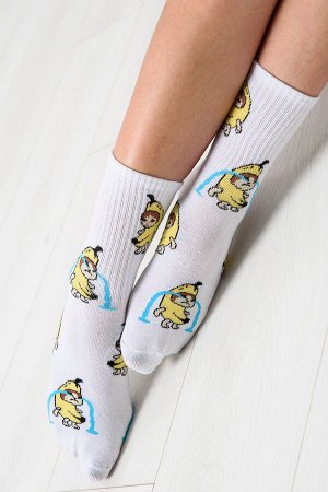 Носки женские Банана - кот