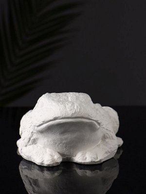 Фигурное кашпо для цветов «Лягушка», гипс, 14x12x9 см