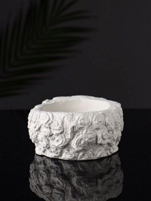 Фигурное кашпо для цветов «Ёжик», гипс, 15x11x5 см