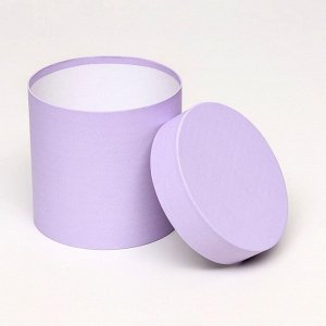 Набор шляпных подарочных коробок 5 в 1, Лаванда, 23x23-14x14 см