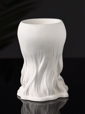 Подставка для мелочей «Девочка с мишкой», гипс, 11x8x6 см