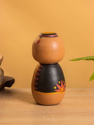 Деревянная кукла кокеши «Медвежонок», 7x7.5x15 см