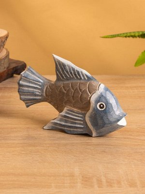 Сувенир «Экзотическая рыбка», 14x9x3.5 см, дерево