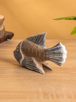 Сувенир «Экзотическая рыбка», 14x9x3.5 см, дерево
